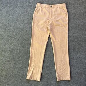 Druids Pants Mens 34x34 Khaki Golf‎ Performance Stretch Chino Zip Fly Pockets